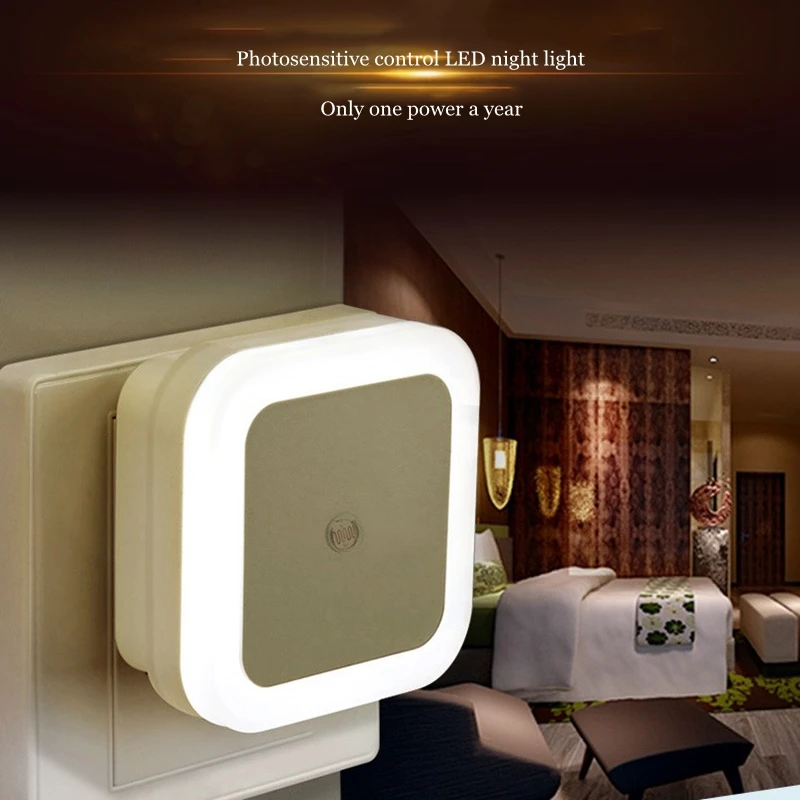 Новый светодиодный Ночной светильник мини с датчиком управления 110 В 220 EU US Plug