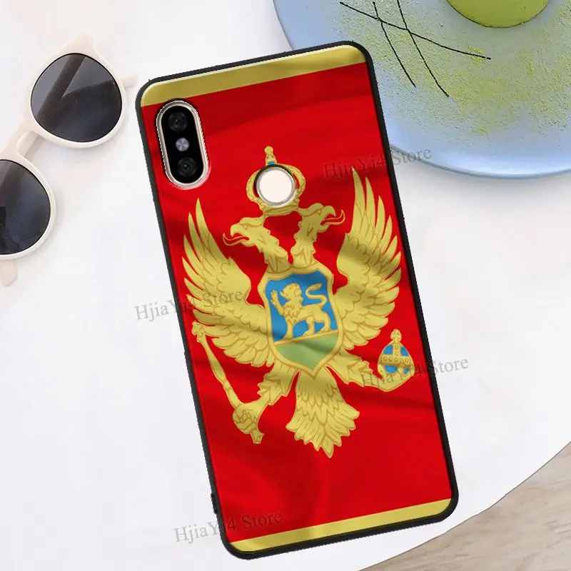 Флаг Черногории для Redmi Note 11 Pro Чехол телефона 10 7 8 9 10S 9S 9A 9T 9C | Мобильные телефоны и