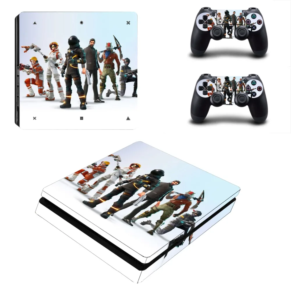 НОВАЯ тонкая наклейка для PS4, Виниловая наклейка для консоли Playstation 4 и 2 контроллера PS4, тонкая наклейка s