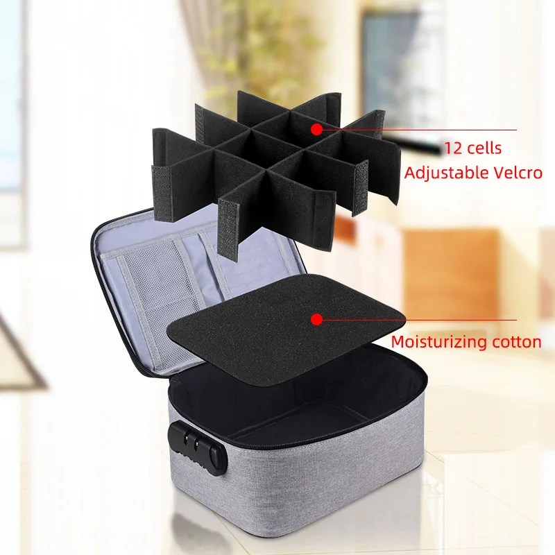 Multi-Purpose Document Storage Briefcase Business Trip Portable Official Seal File Organize Bag Travel Certificates Handbag Item