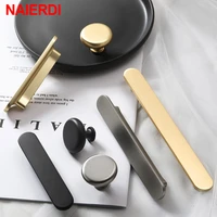 naierdi zinc alloy cabinet handles nordic gold black drawer knobs wardrobe door handles european furniture handle hardware