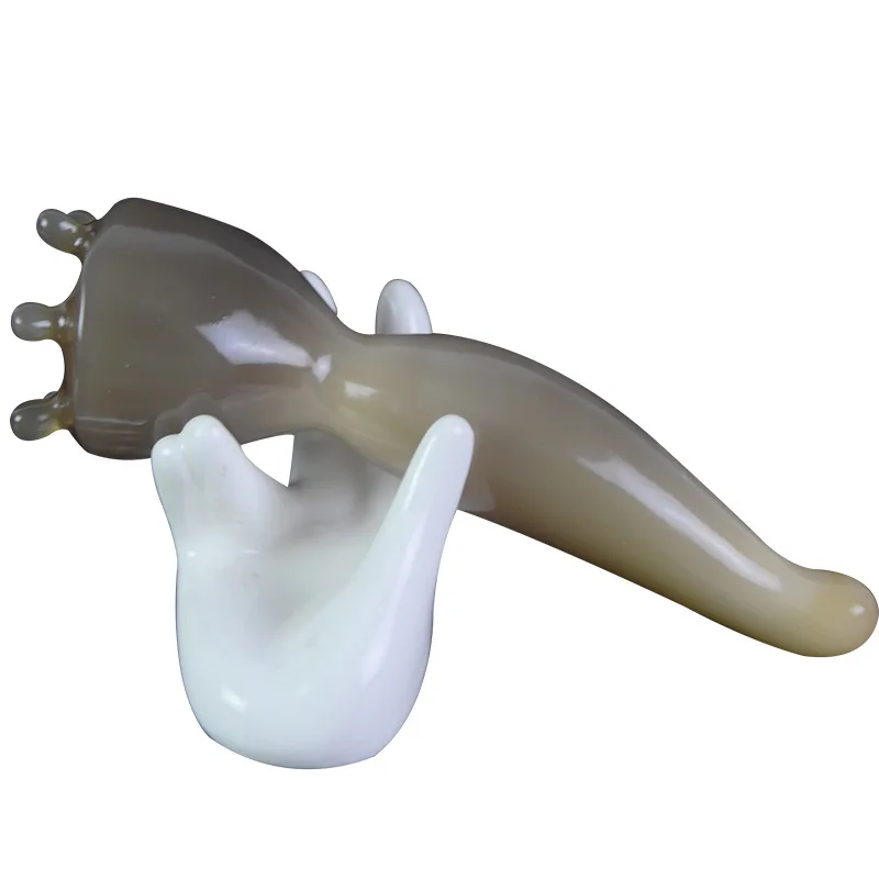 

Natural Yak Horn Massage Stick Face Eye Acupuncture Spa Body Gua Sha Reflexology Facial Detox Beauty Physical Therapy Skin Care