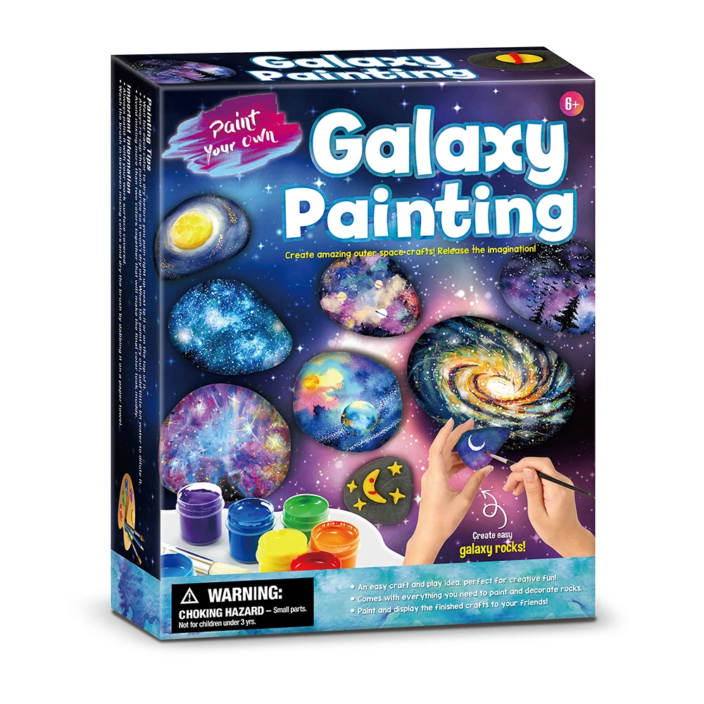 

DIY Toys Stones Painting Pets Starry Sky Set Creative Handmade Drawing Graffiti Rock Painting Educational Toy for Kids