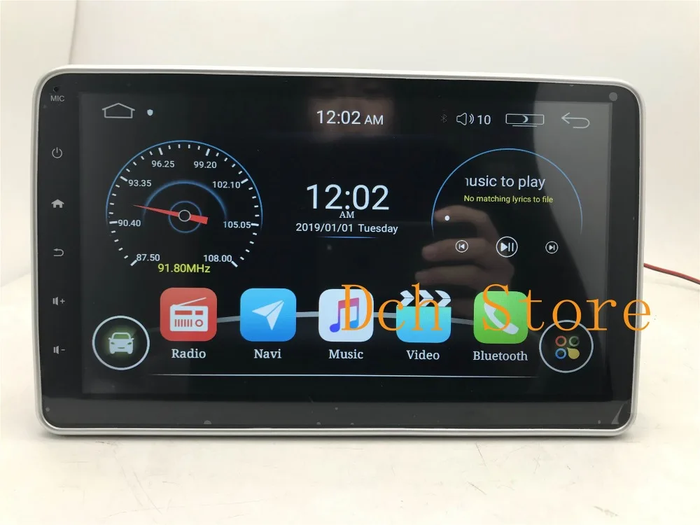 10,1 дюймов 360 градусов вращающийся Android 9,0 автомобильный dvd-плеер gps Радио универсальная навигация для всех автомобилей deckless 2 din один din