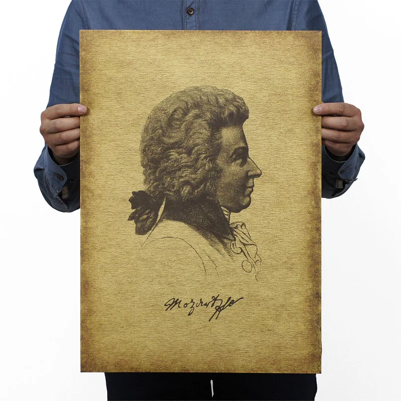 Да Винчи рукописи Витрувианский человек Винтаж крафт Бумага постер фильма