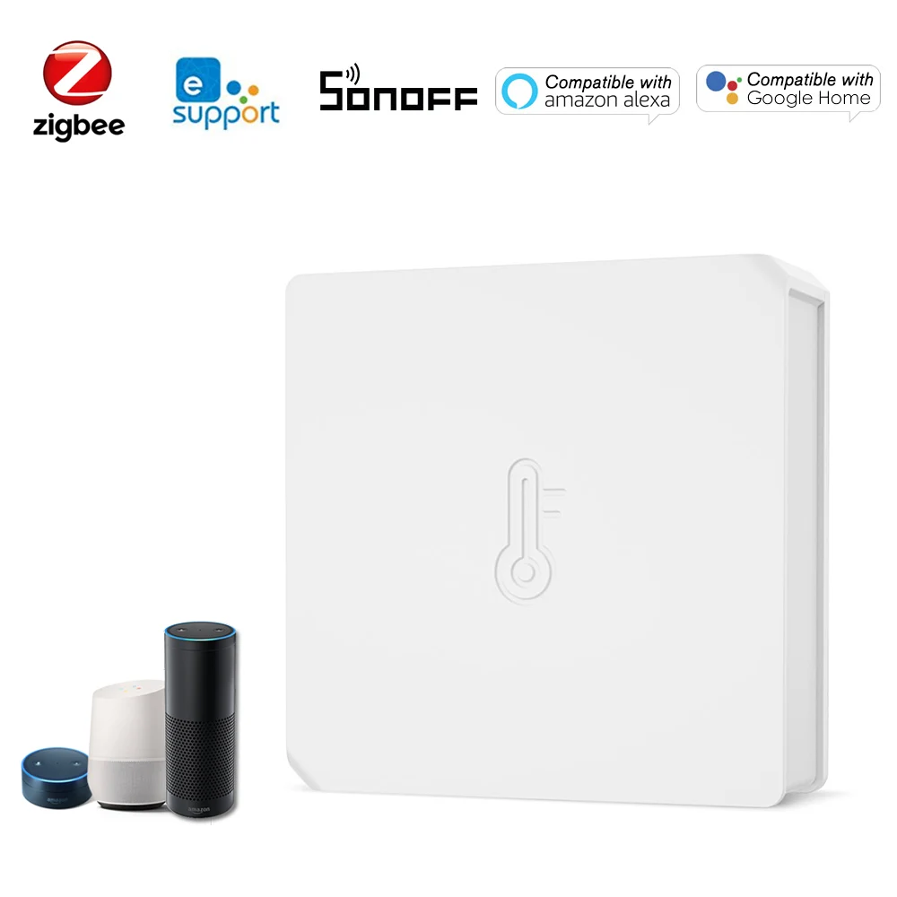 SONOFF SNZB 02 ZigBee датчик температуры и влажности уведомления работает с Bridge eWeLink APP