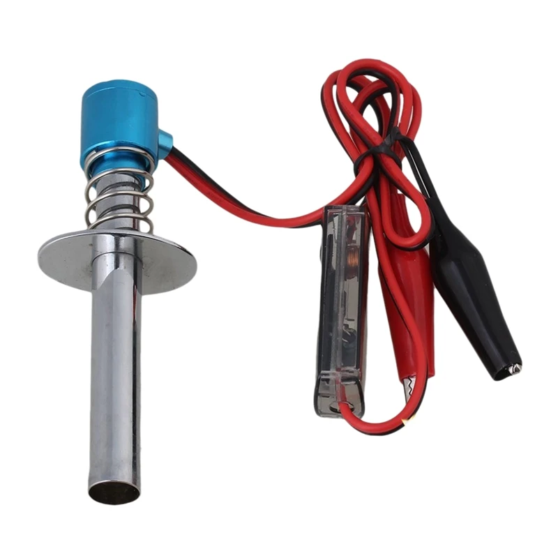 

Glow Plug Starter Igniter Upgraded 6V -24V Electronic for HSP Nitro RC Car Blue