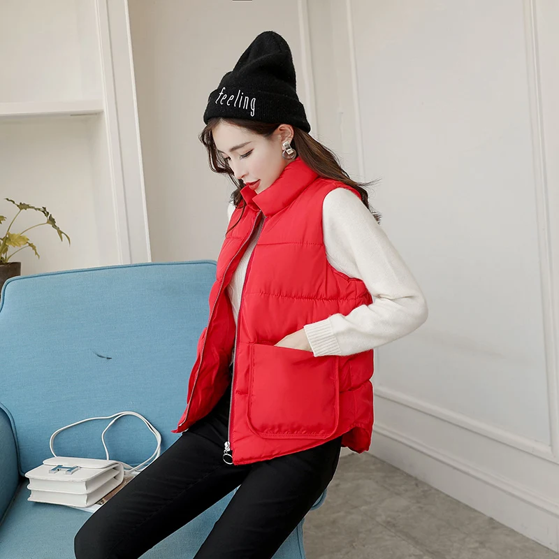 

2020 new autumn winter Hot selling women's fashion casual female nice warm Vest Outerwear