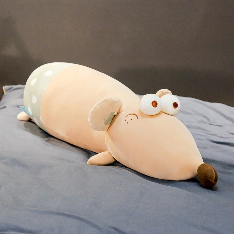 Новое поступление с большими глазами мягкий плюшевый мышь плюшевая кукла