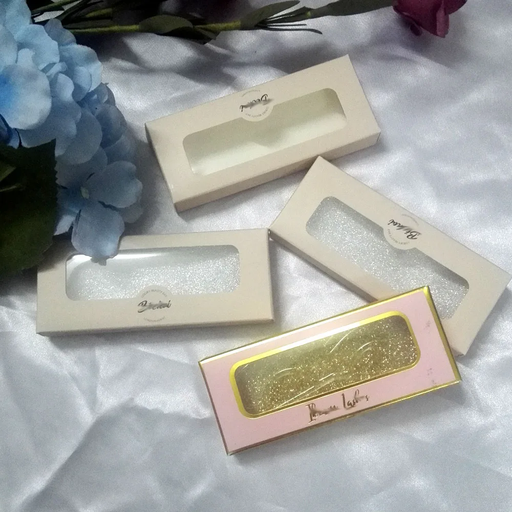 500 шт. бумажные коробки для ресниц с логотипом оптовая продажа коробка норковых