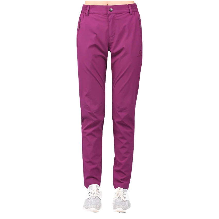 Женские быстросохнущие брюки TECTOP эластичные дышащие однотонные для активного