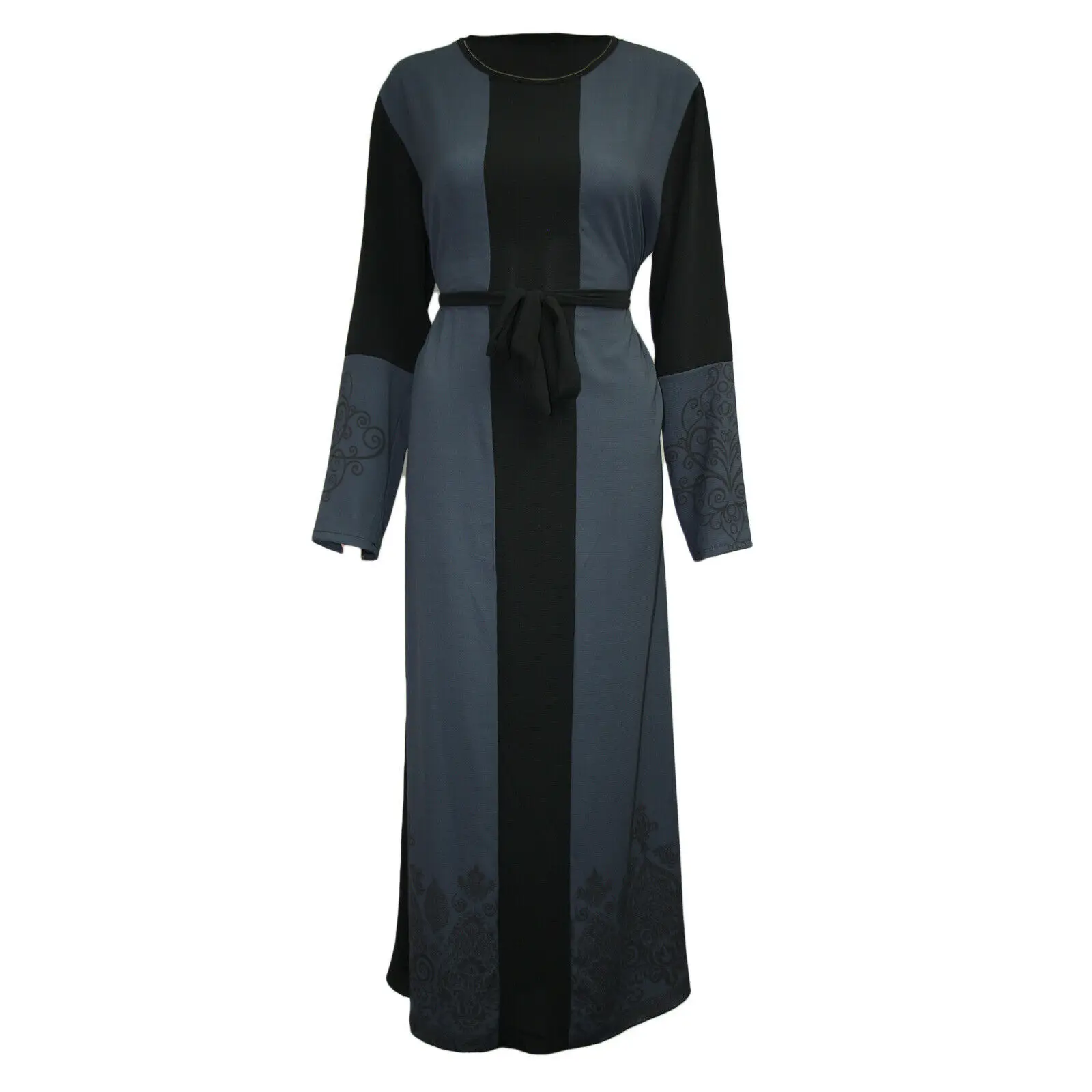 Женское платье в мусульманском стиле с принтом на шнуровке|Женские платья| |