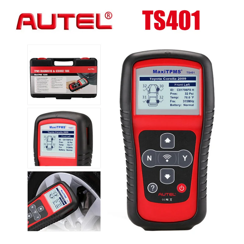 Инструмент активации TPMS Autel MaxiTPMS TS401 с услугой программирования MX-Sensor получение