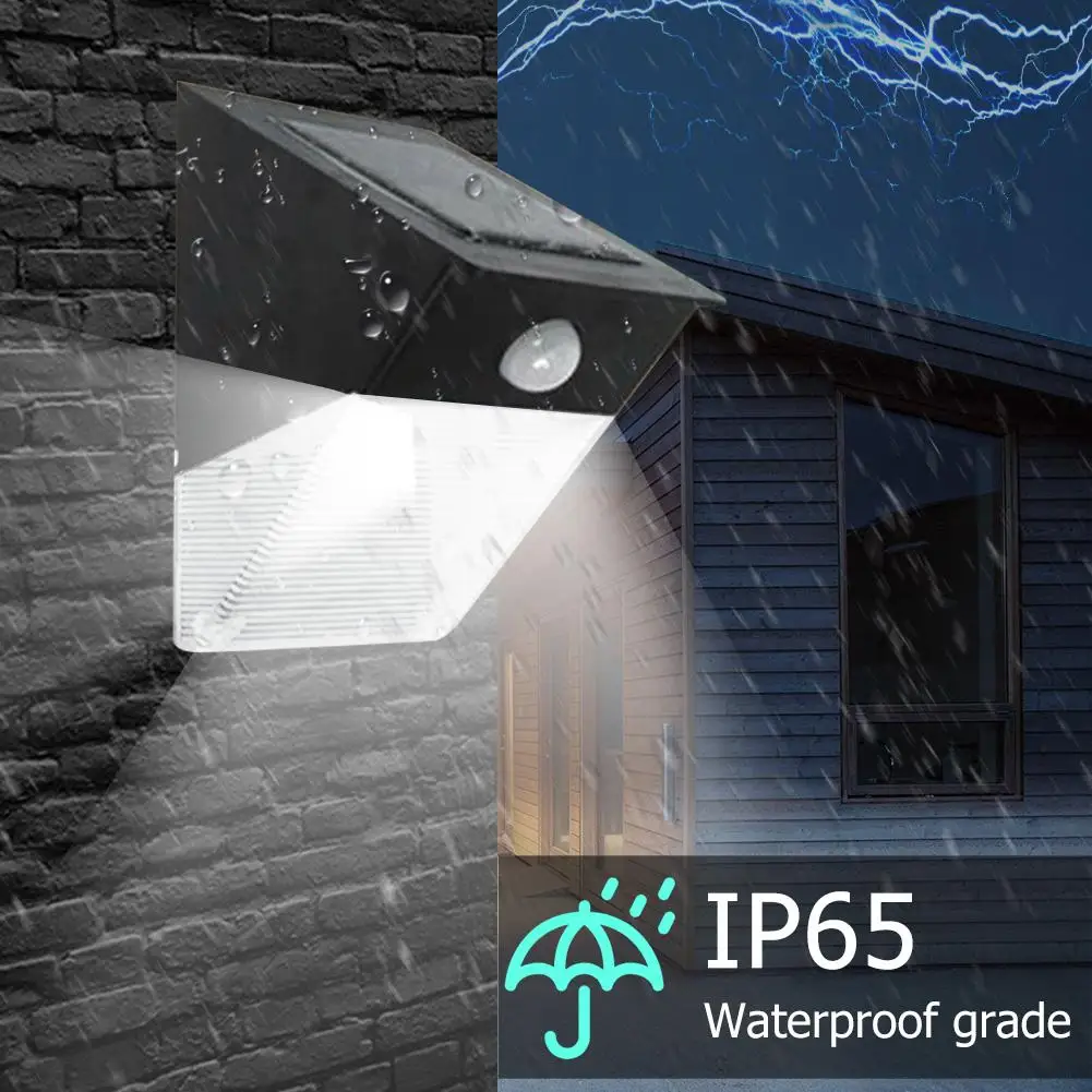 12LED солнечный датчик движения настенный светильник ABS и PS простота треугольник Ni