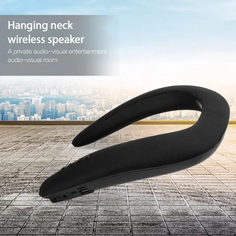 2020 Portable Speaker Bluetooth U-Neck Creative 5D Player With Audio Line Usb Cable | Электроника
