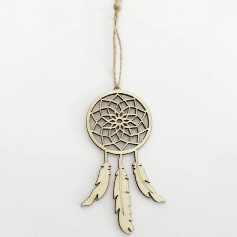 10 шт./компл. деревянный Ловец снов подвески кулон модная форма пера украшение для