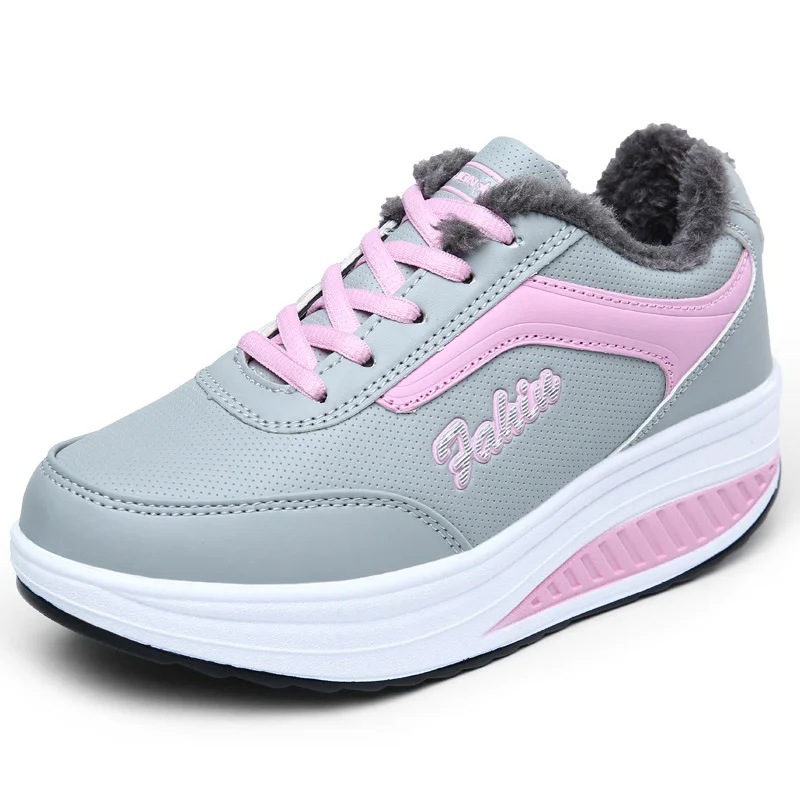 Женская обувь кроссовки на танкетке женская Вулканизированная платформе