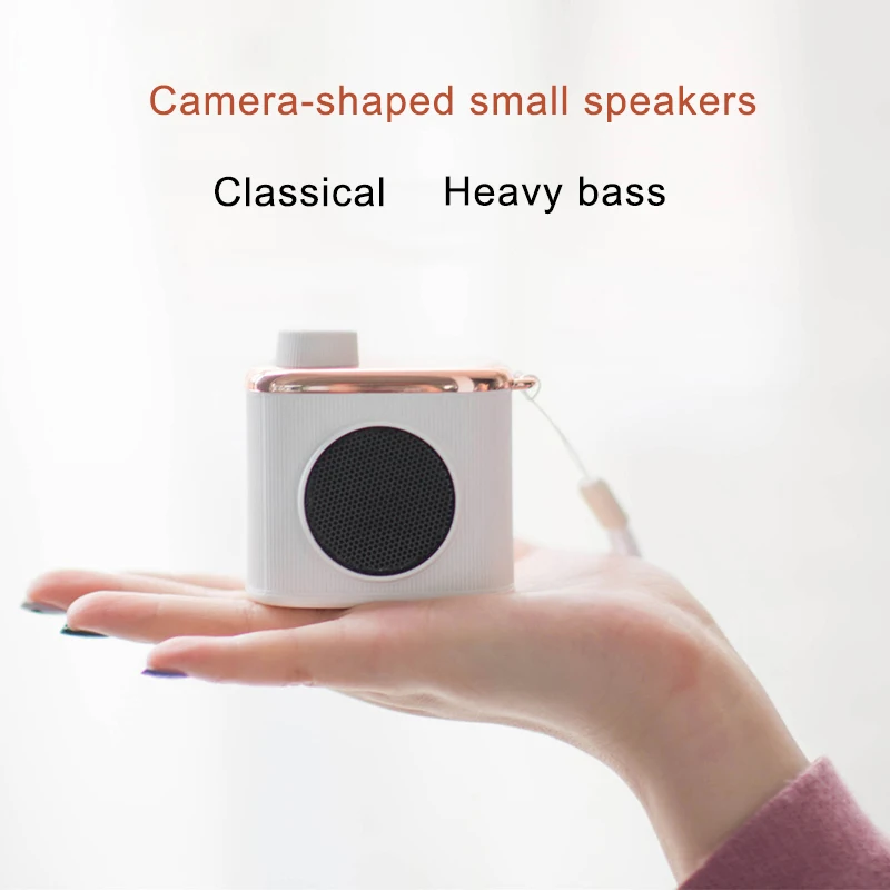 Ретро Bluetooth динамик беспроводной супер бас мини громкий музыкальный плеер