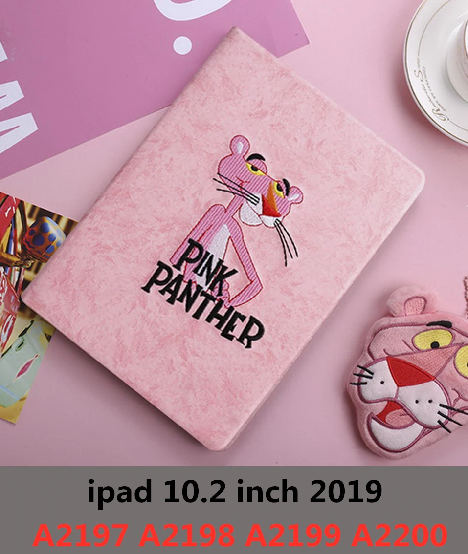 3D с вышитыми героями мультфильмов чехол для нового ipad 9.7inch '3/2/1'mini123/45/для ipad 234 Pro9.7 Искусственная кожа умного сна