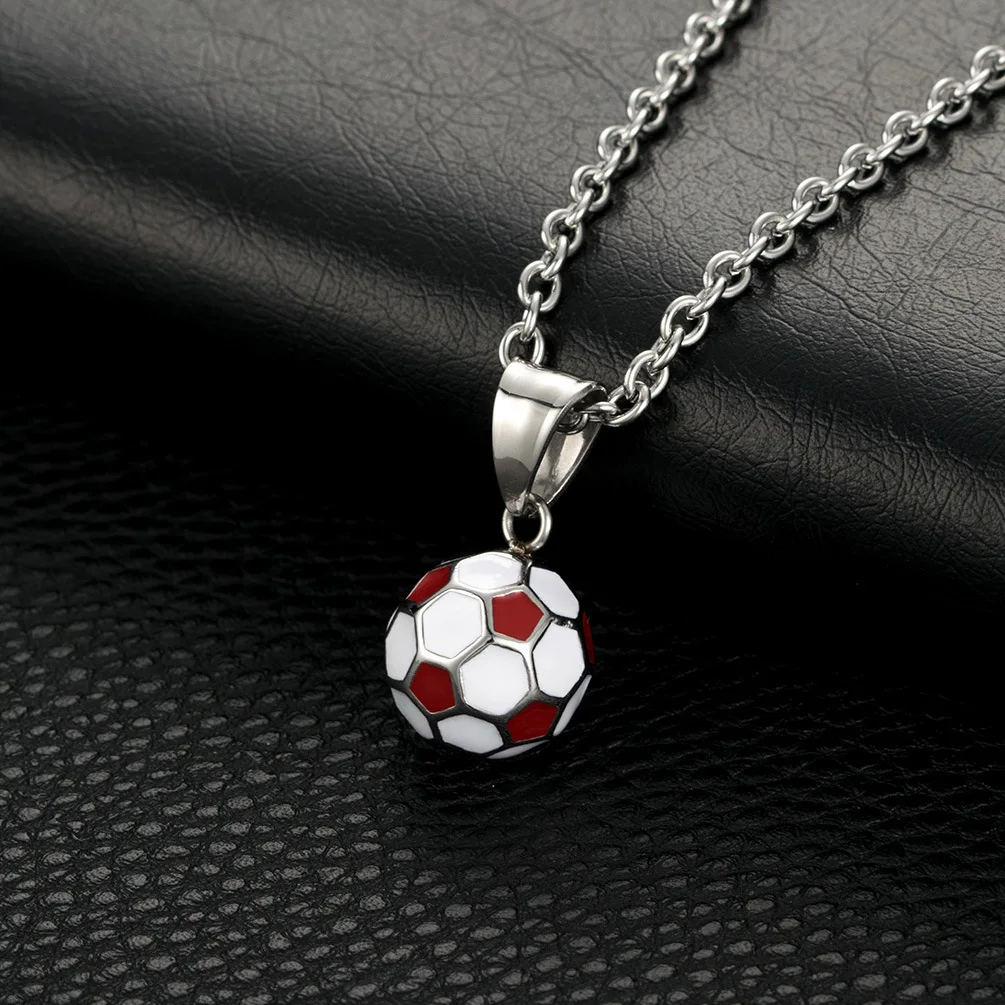 2019 модное футбольное ожерелье с футбольной подвеской спортивный веер