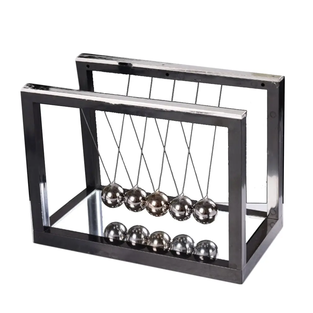 

Wooden Base Newton Pendulum Ball Billiard Ball Bump Ball Everlasting Ball Birthday Gift Creative Home Decorations Gift For Kids