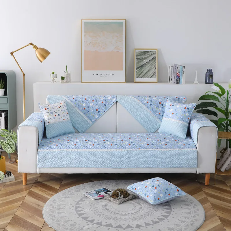 

Decorative Sectional Sofa Cover Slip Resistant Slipcover Seat European Couch Cover Sofa Towel for Living Room Four Seasons