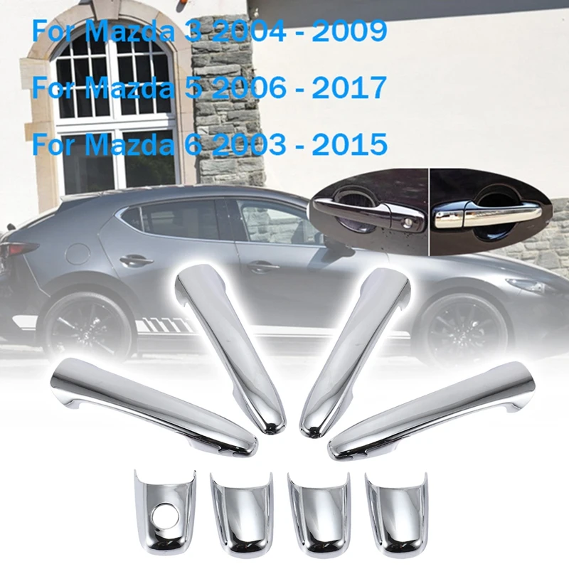 

Car Protective Door Handle Cover Trim for Mazda 3 2004 - 2009 for Mazda 5 2006 - for Mazda 6 2003 - 2015