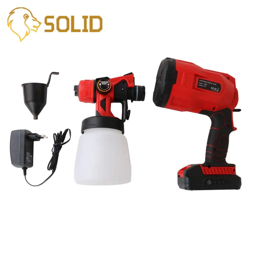 

Portable Lithium Battery Spray Paint Machine High Power Household Electric Spray Gun Paint Car Furniture Wall Woodworking 800CC