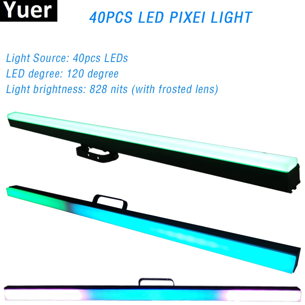Dmx 512 управление RGB 3 в 1 40x Вт светодиодный Диджей дискотека цифровая трубка