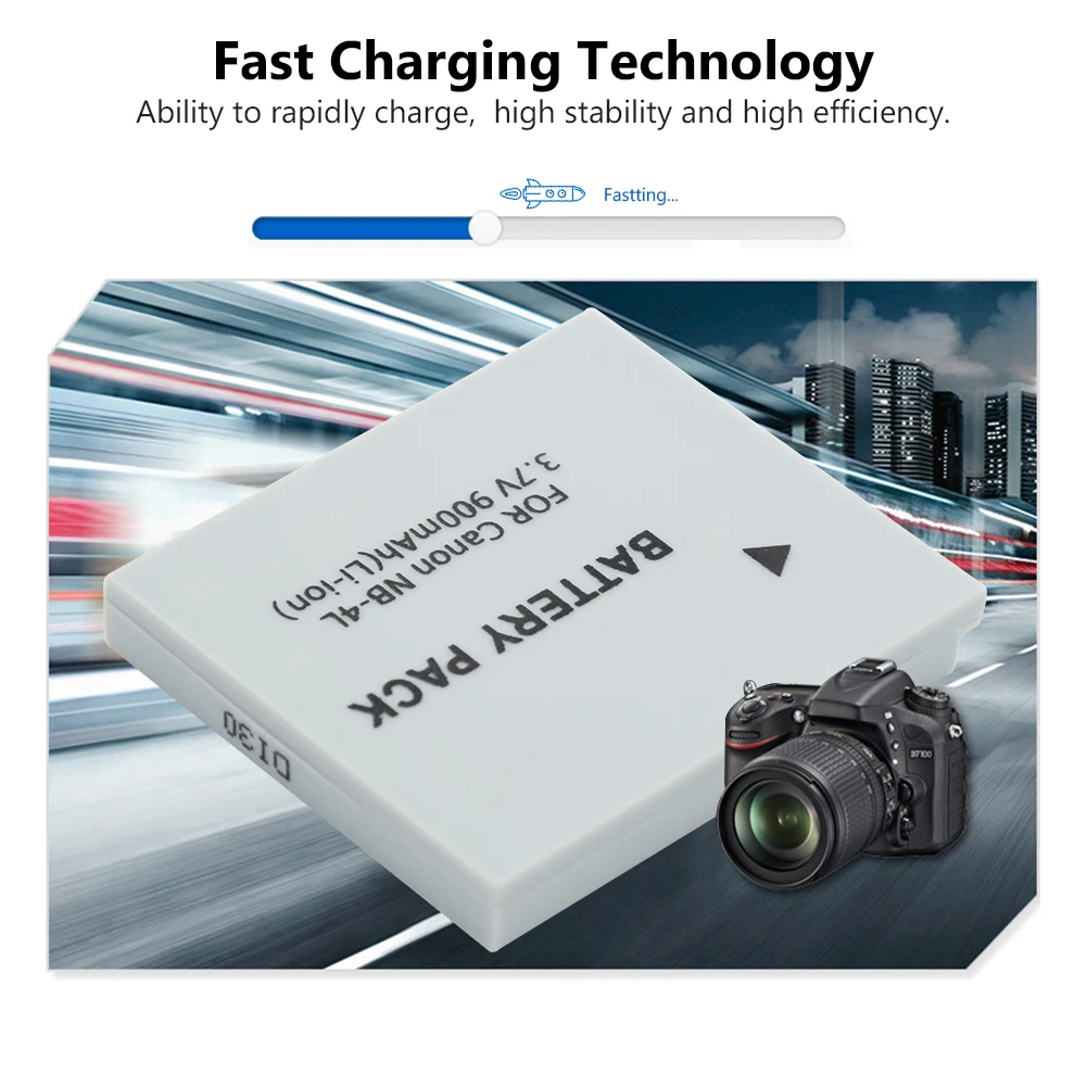 1/2 шт 3 7 V NB 4L NB4L 900mAh литий ионный Аккумулятор для Canon IXUS 30/40/50/55/60/65/80 IS/100/