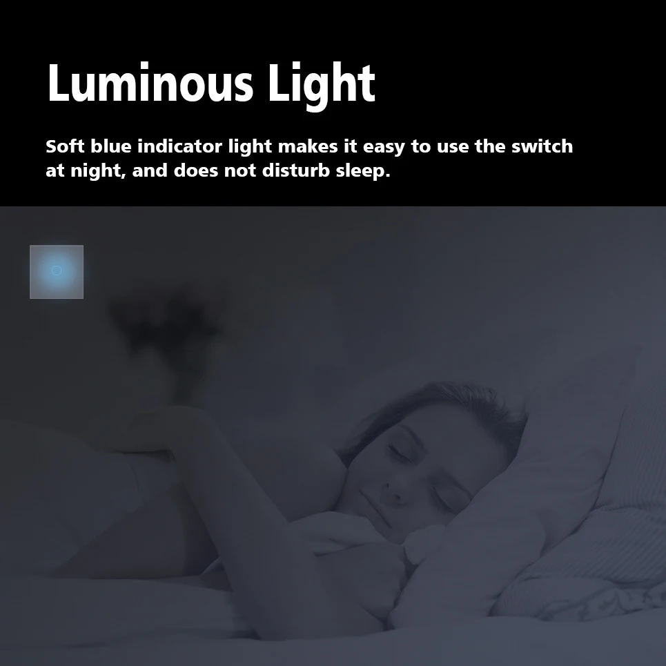 (Без необходимости нейтральной линии) настенный сенсорный светильник