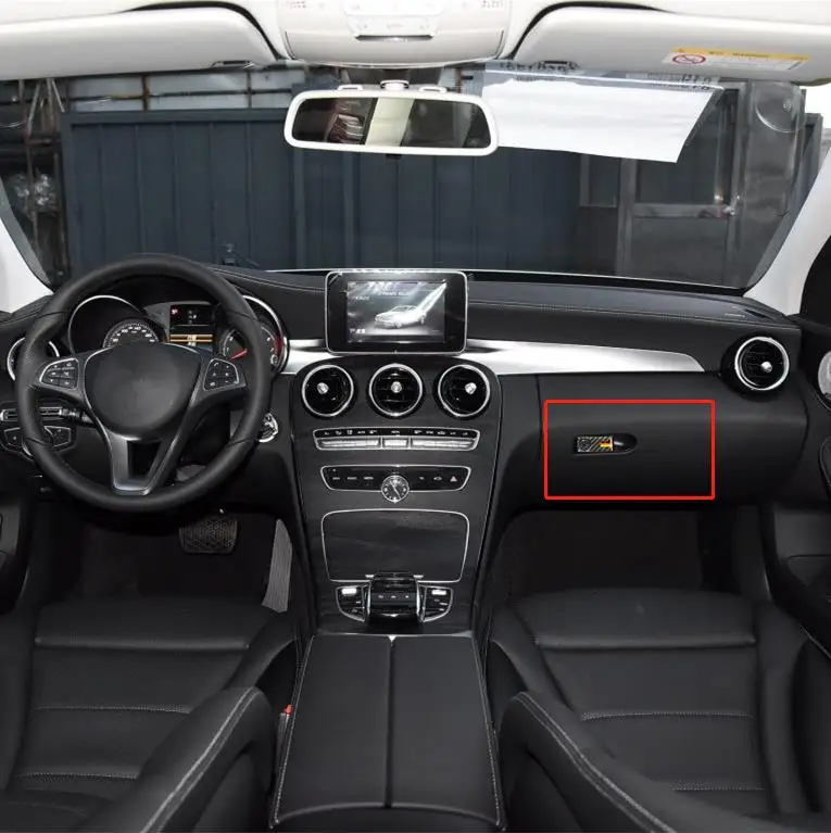 Аксессуары для автомобилей Mercedes Benz C Class W205 GLC C180 C200 C300 коробка хранения ручка
