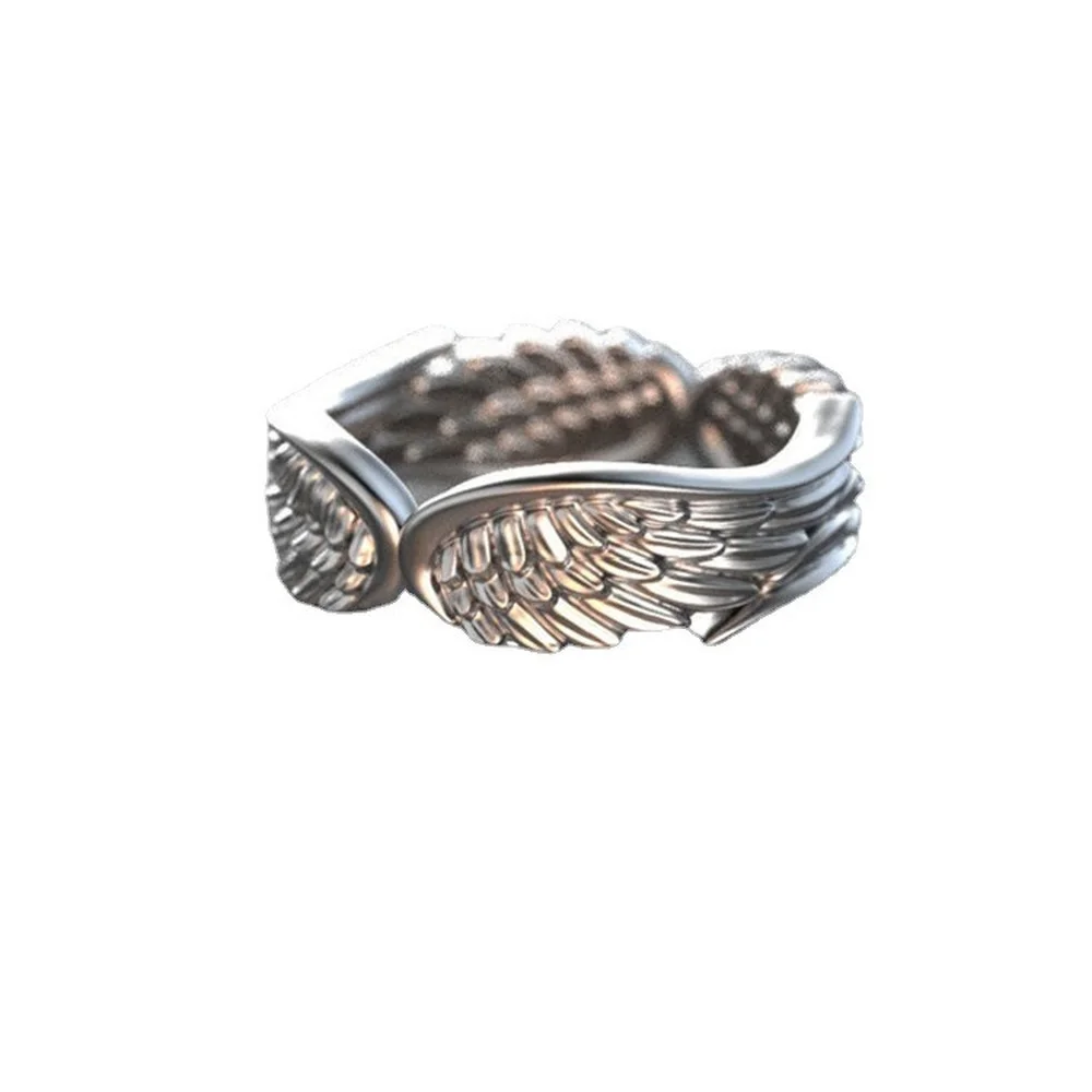

Angel Wings Wings Ring European and American Vintage Feather Rings