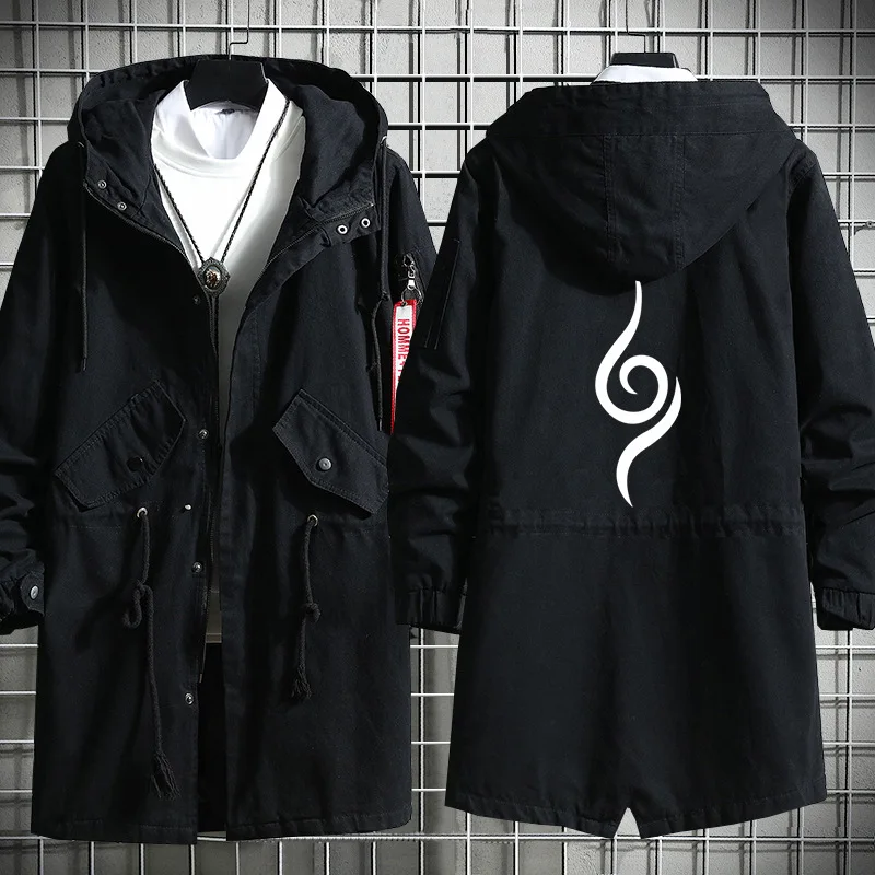 

Anime Uchiha Sasuke Cosplay Long Hoodie Uchiha Itachi Costume Men Coat Trench Jacket Overcoat for Spring Autumn