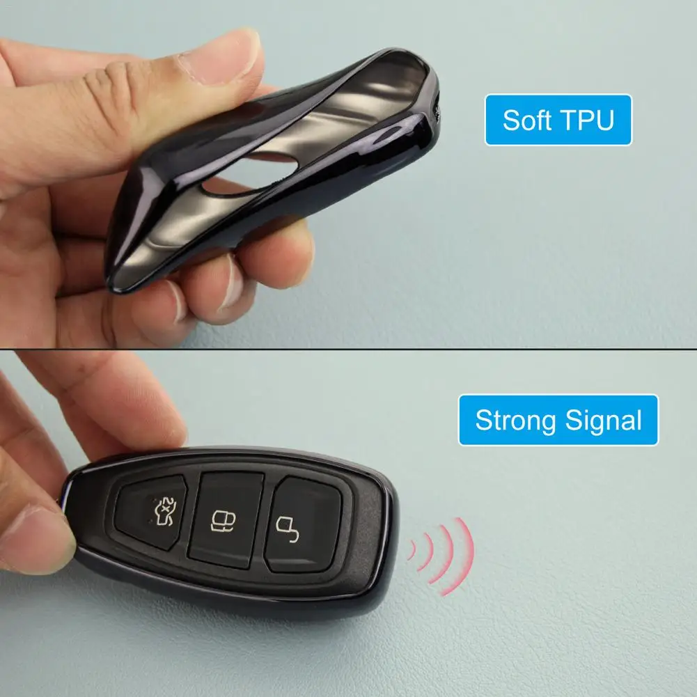 Мягкий ТПУ защитный чехол для автомобильных ключей FORD C-MAX FOCUS RS ST Fiesta хэтчбек