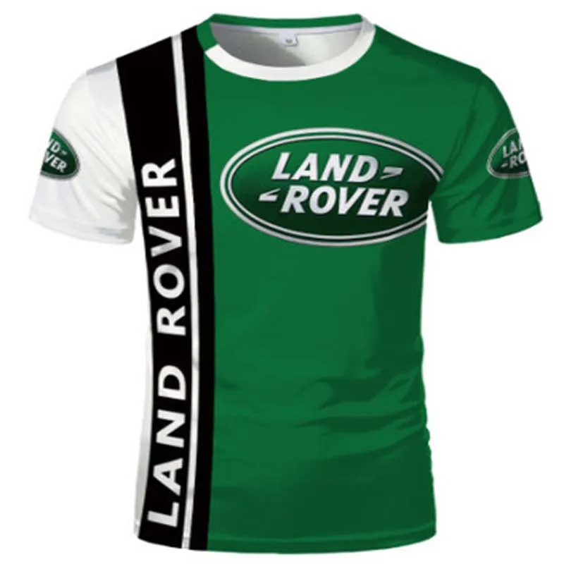 

Футболка мужская с коротким рукавом и круглым вырезом, хлопок, Удобная Повседневная рубашка с принтом, LAND ROVER Corvette nissan, лето