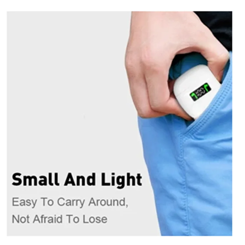 

Bluetooth наушники 5.2 беспроводные наушники IPX7 водонепроницаемые светодиодсветодиодный шумоподавление