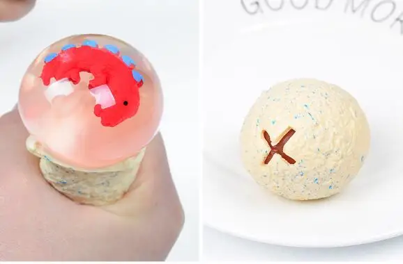 Новые игрушки для снятия стресса в яйцо динозавра Новинка забавная