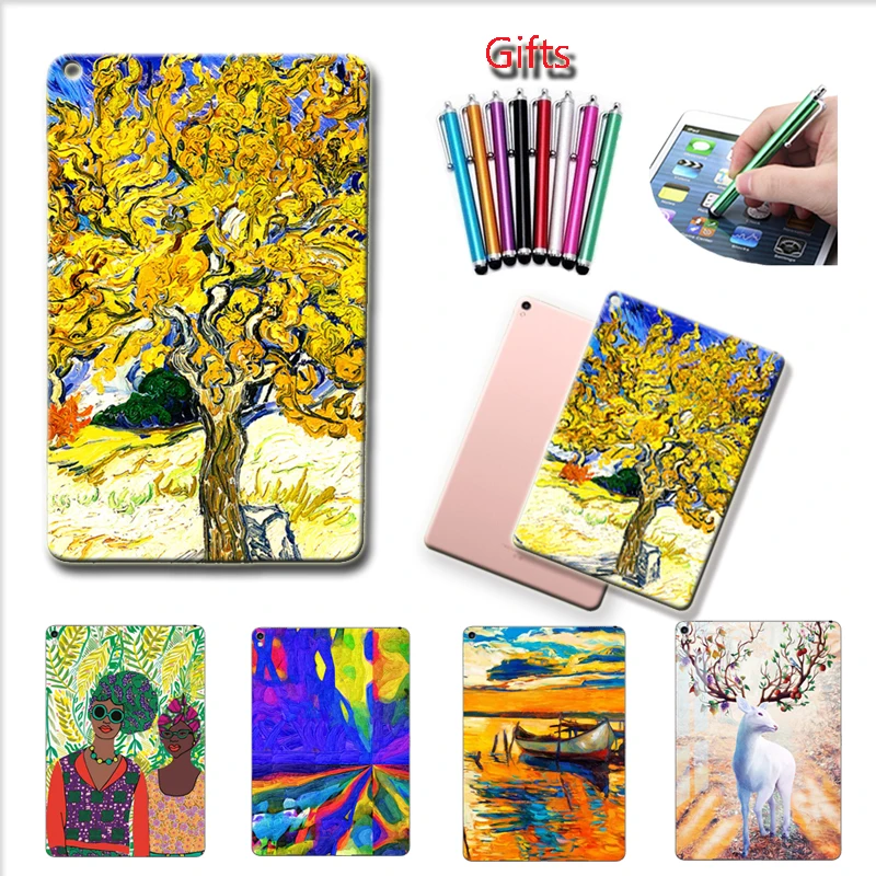 Окрашенные DIY ультра тонкие Чехлы для планшетов Xiao mi Tablet Pad 3 7 9 4 8 0 Plus 10 1 Мягкий