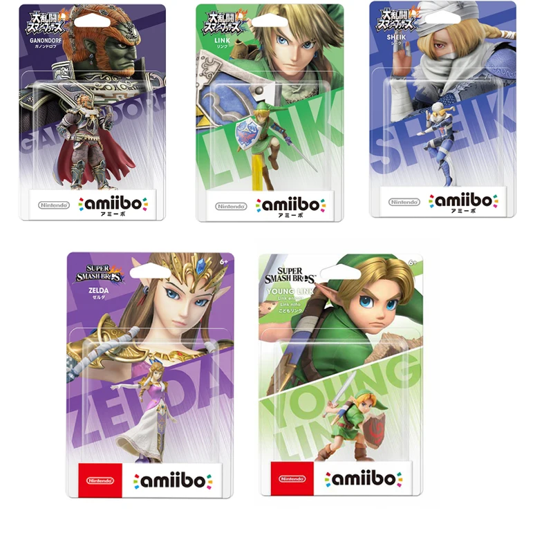 Фигурка Nintendo Amiibo Super удар Брос. Серия Zelda Young Link ганондорф шик|Запасные части| |