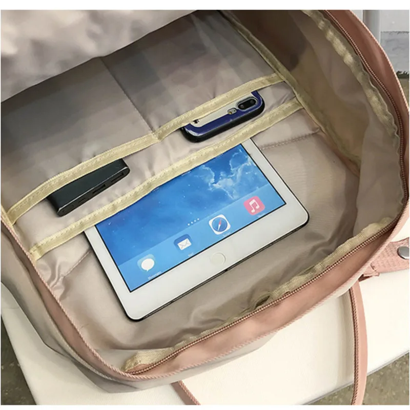 

Female School Bags For Teenage Girls 2020 Nylon Travel Backpack Women Mochilas Sac A Dos Ladies Laptop Rucksack Men Waterproof