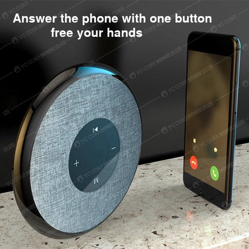 

Рождественский подарок Bluetooth музыка Улучшенный мобильный телефон звукосниматель, Bluetooth настольный домашний офис Конференц-динамик