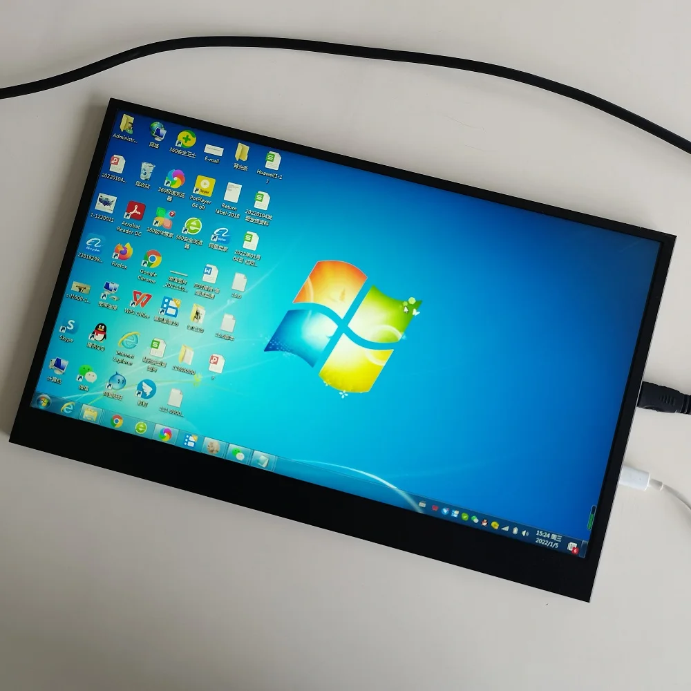 

13.3" FHD Ultra-thin IPS Portable Monitor display 1920X1080 micro USB 2 mini HDMI-compatible for PS XBox X360 Laptop raspberry