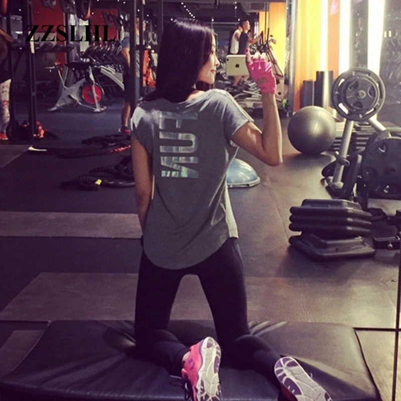 

Gym Woman Tank Yoga Top Sport T Shirt For Fitness Workout Sports Wear Tops For Women Jersey Women's Clothing Female Sportswear