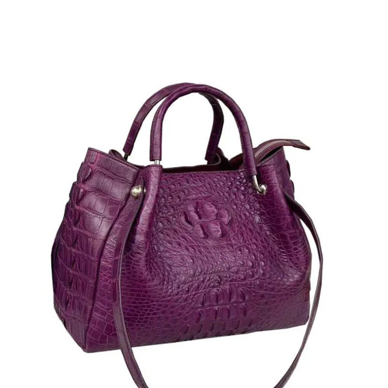 Новая женская сумка wanexing из крокодиловой кожи
