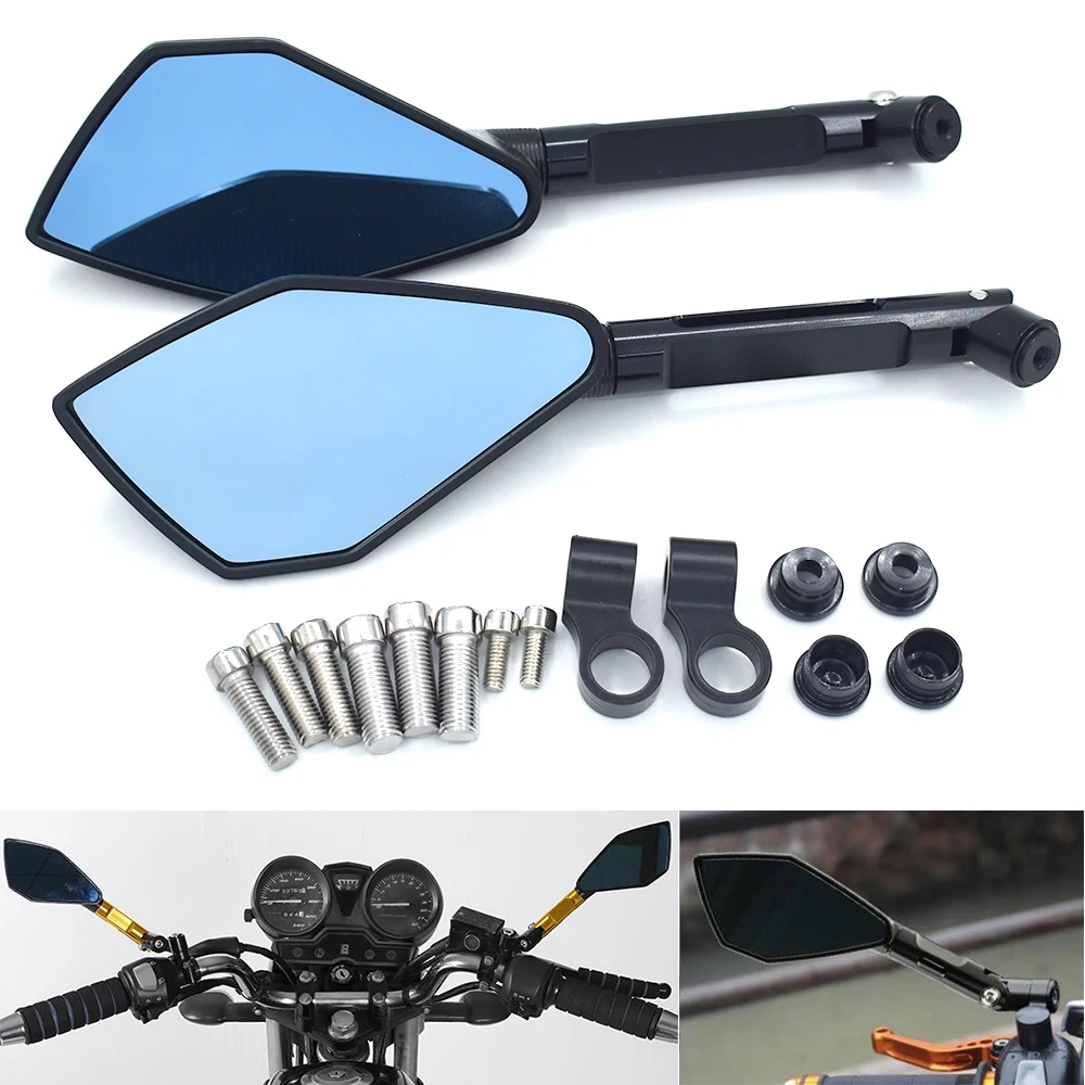 Универсальное мотоциклетное CNC алюминиевое зеркало заднего вида боковое