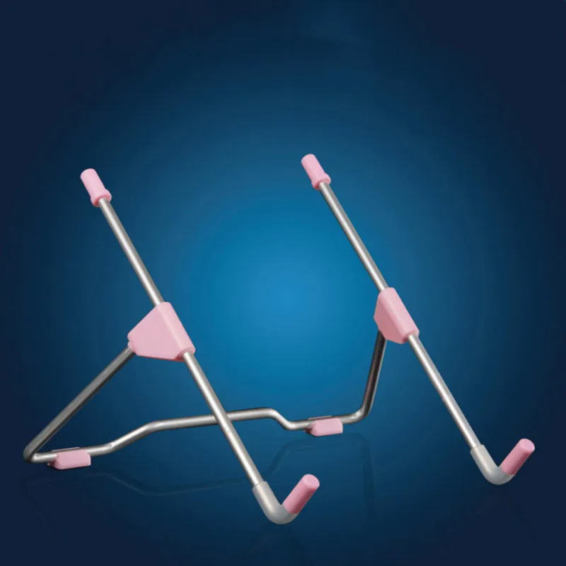 Pink Складная портативная подставка для ноутбука Угол обзора/регулируемая высота качественный кронштейн из алюминиевого сплава поддержка 10-17 дюймов ноутбук - Цвет: Pink