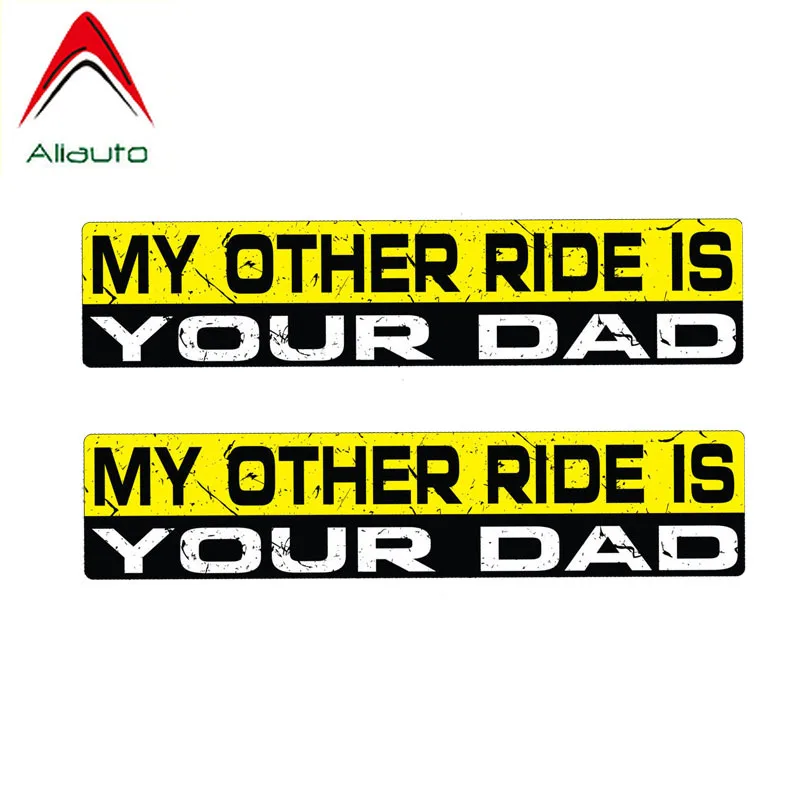 Aliauto 2 X Предупреждение автомобиля Стикеры личность мой Другое поездка это ваша