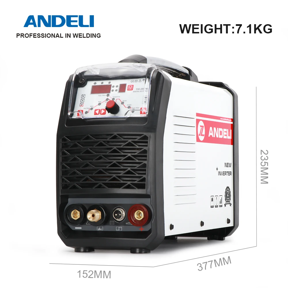 Сварочный аппарат ANDELI TIG TIG-250GP 110 В/220 В постоянного тока импульсная точечная