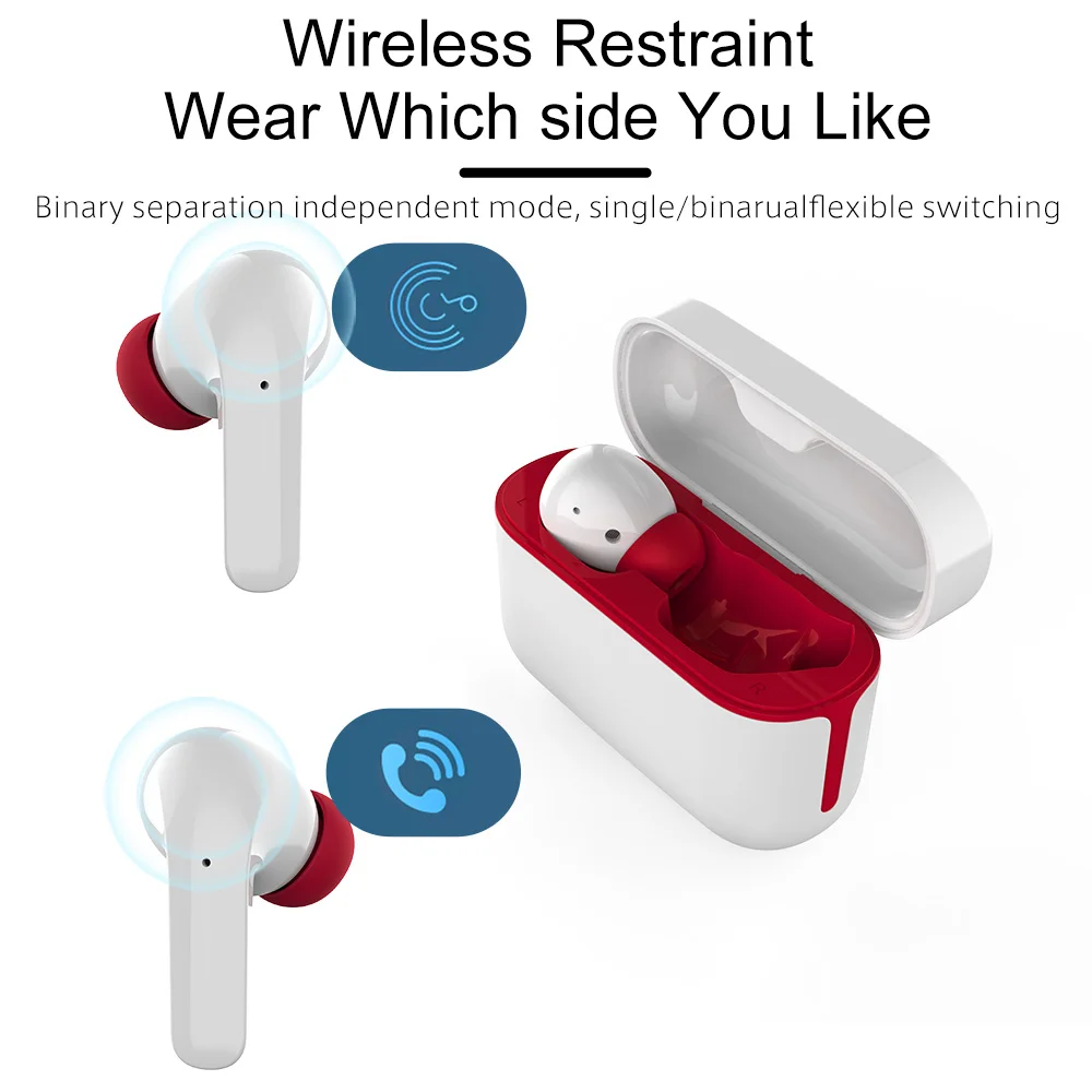 TWS-наушники KINGSTAR с поддержкой Bluetooth 5 0 и микрофоном